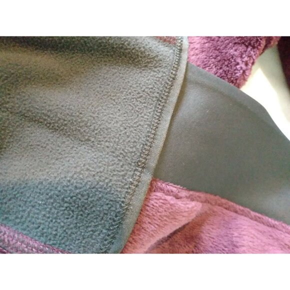 Merrell Jacket Women's M Mauve Fleece Poly Hooded Long Sleeve Full Zip - Picture 7 of 7